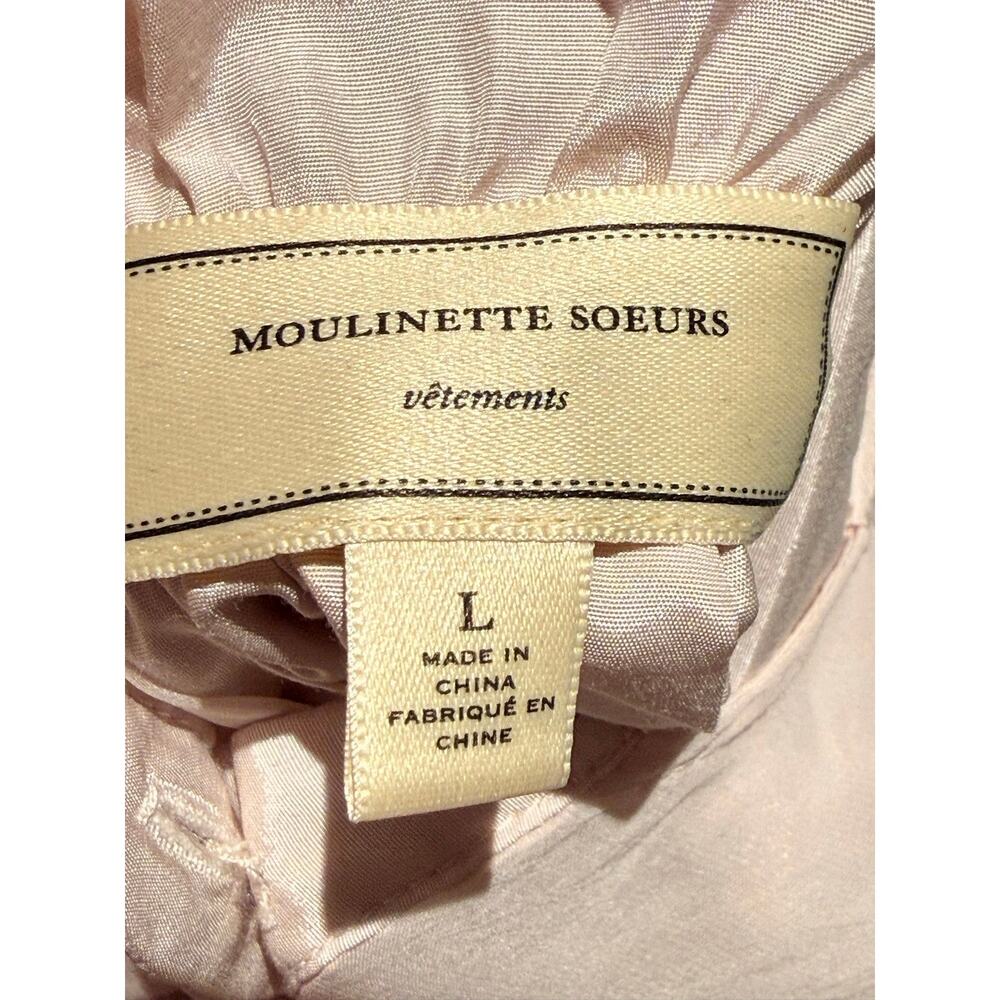 Anthro Moulinette Soeurs NWT Sleeveless Pleated Dress L - Picture 5 of 5